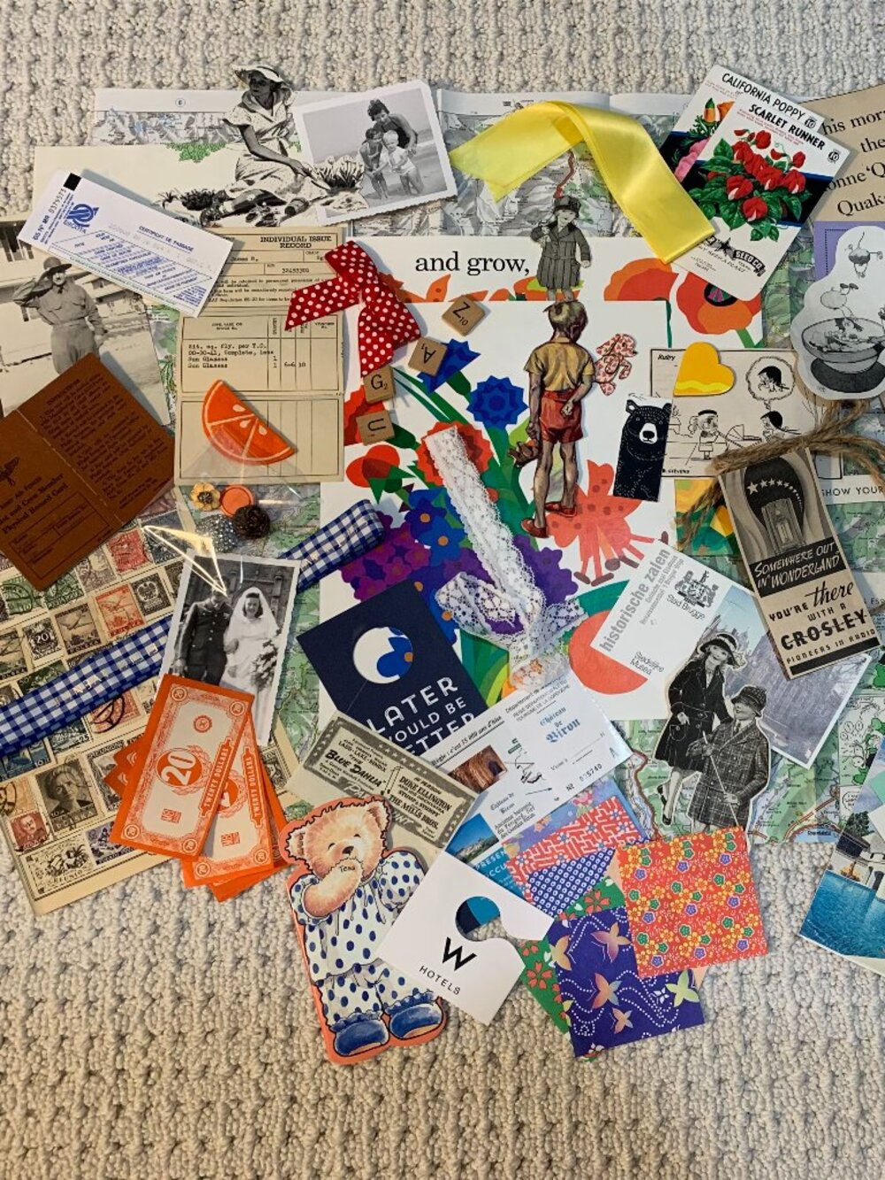 Vintage Ephemera for Junk Journaling.  Buyer will receive ALL that is pictured